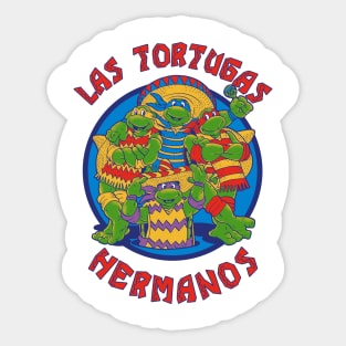 Las Tortugas Hermanos Sticker